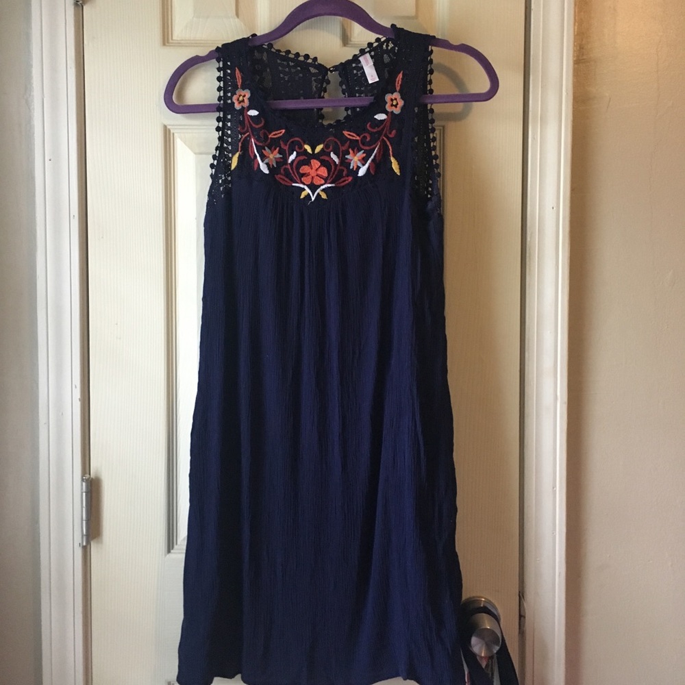 Sundress with Embroidered Top